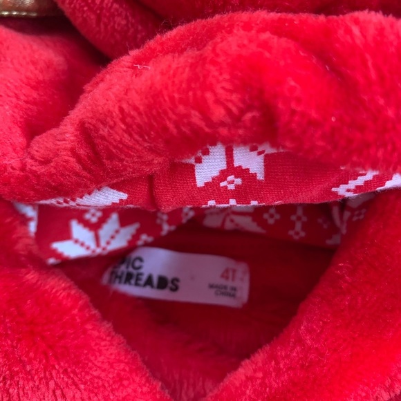 Epic Threads Fuzzy Hoodie Outfit Set Size 4T - Picture 7 of 7